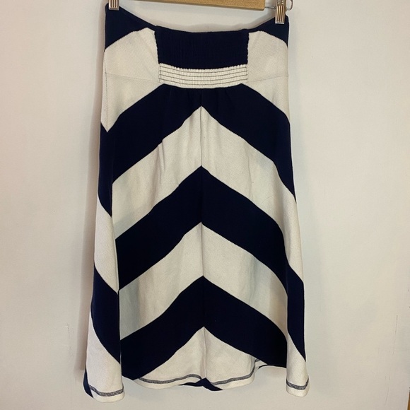 Anthropologie Saturday Sunday Chevron Striped Beachy Halter Dress - Picture 9 of 12
